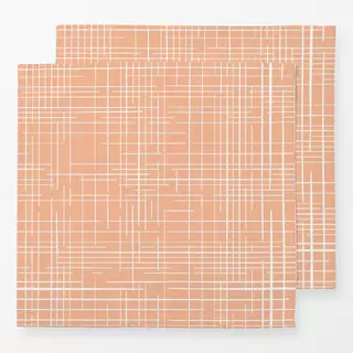 Servietten Karo peach fuzz