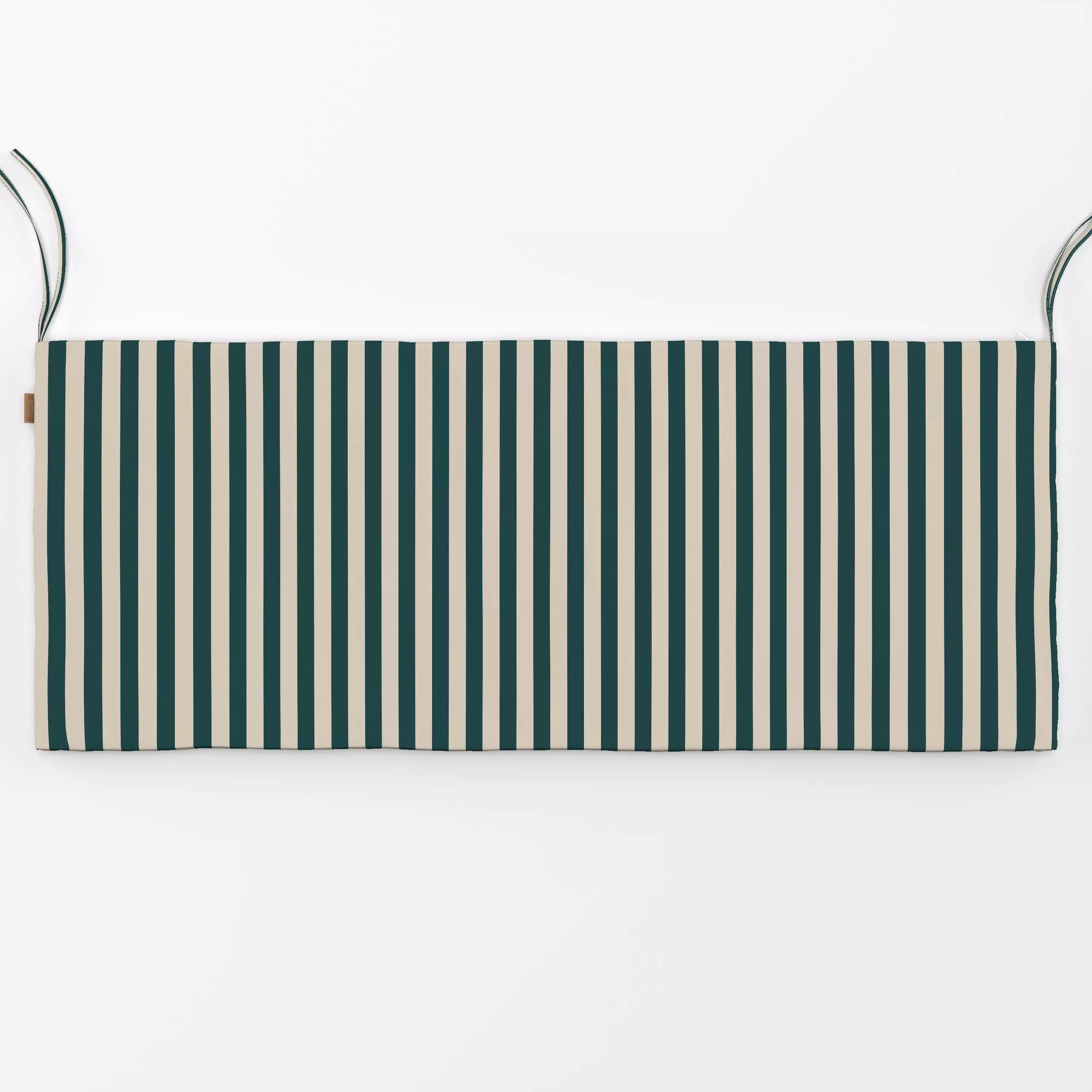 Bankauflage STRIPES Grün - Symbole & Muster - von „Studio ROSAGRAU"; Streifen, Retro, beige, outdoor, schlicht, stripes, gru...