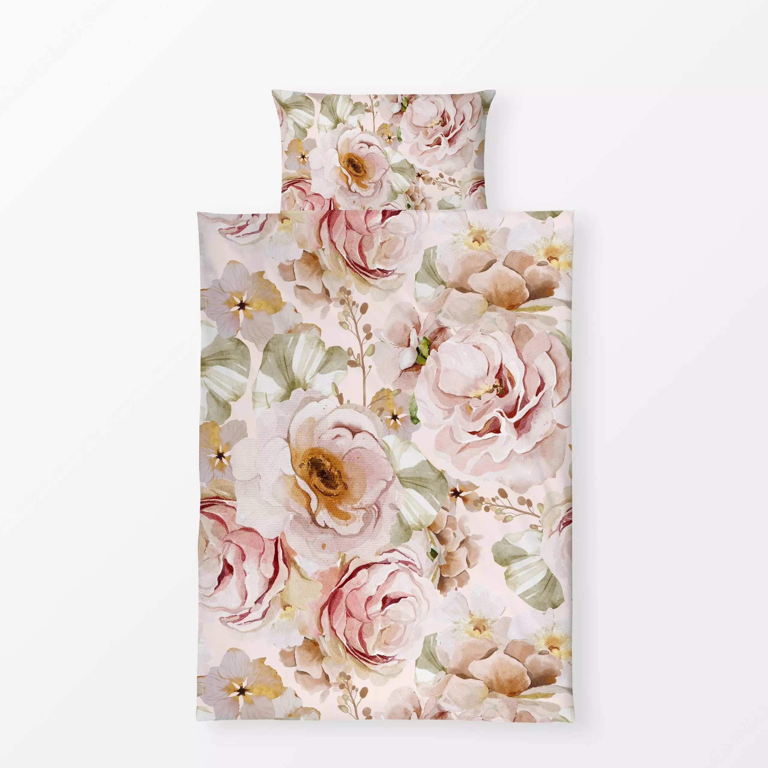 Bettwäsche Rosengarten 1 - Blumen & Florales, Pflanzen & Botanik - von „Uta Naumann"; Muster, Natur, Garten, Botanisch, flor...