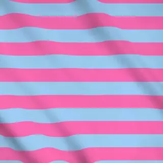 Meterware Horizontale Streifen blau&pink