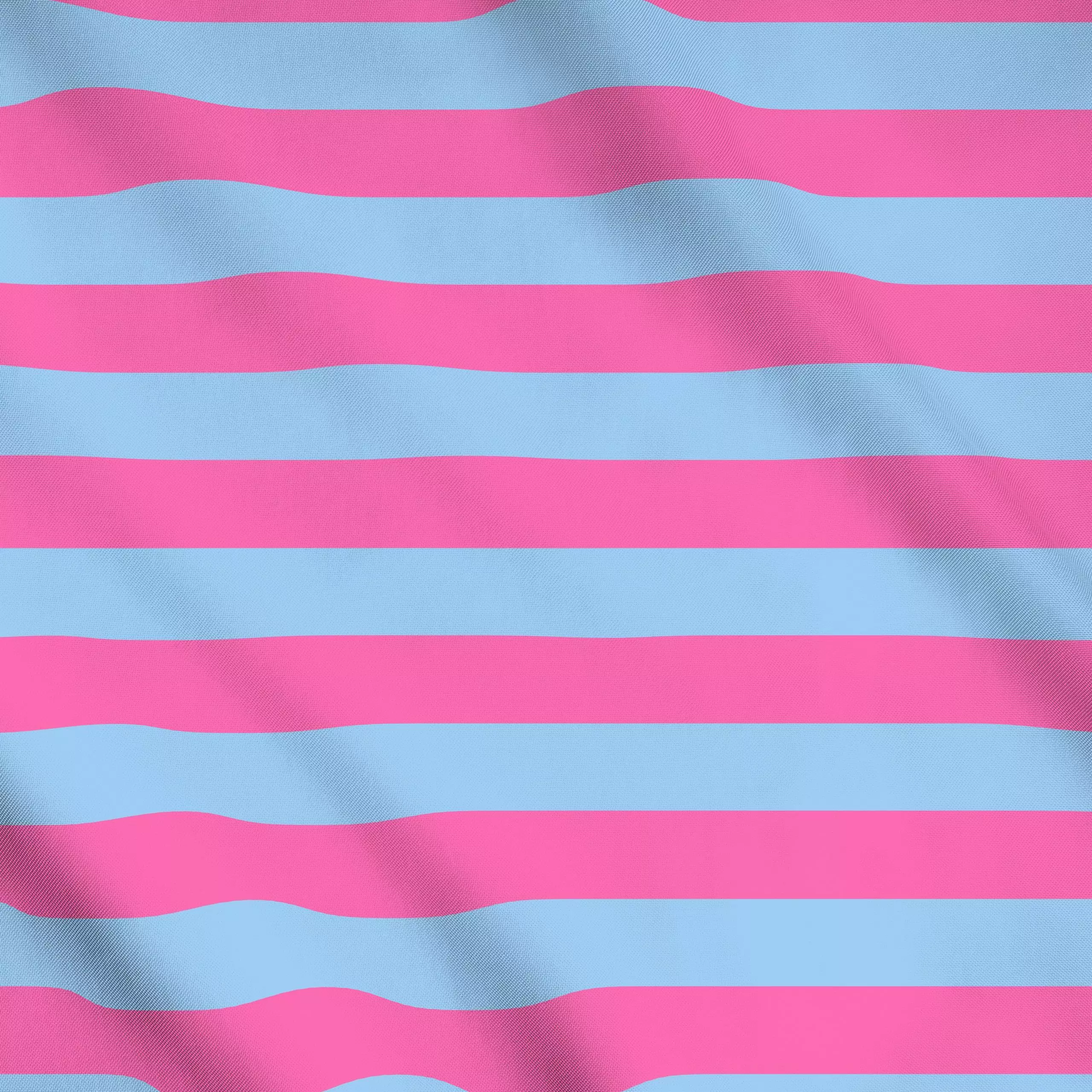 Meterware Horizontale Streifen blau&pink, gemustert, von Lisa Jasmin Bauer