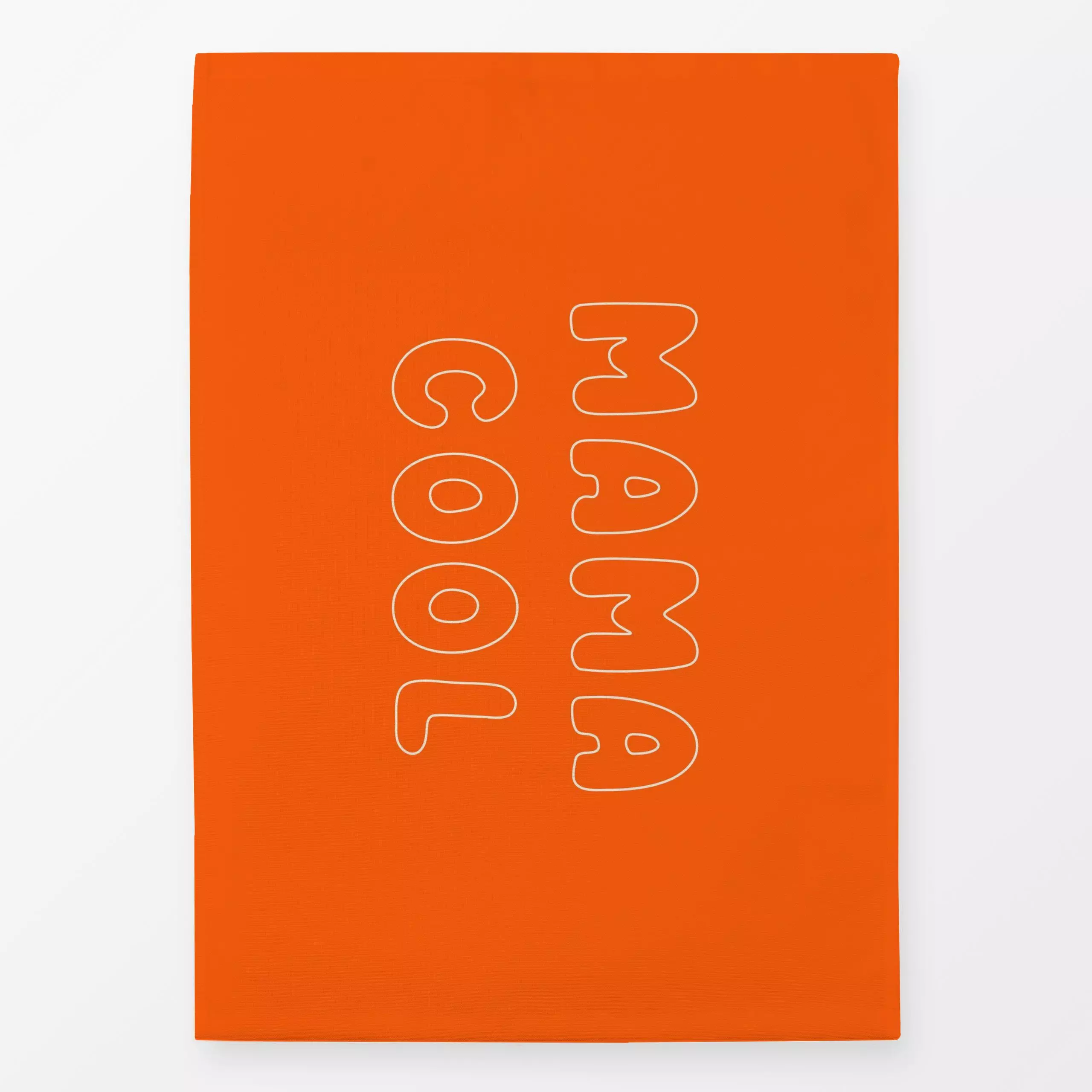 Geschirrtücher Mama Cool Orange & Weiß - Kinderzimmer & Motive für Kinder, Sprüche & Schriftzüge, Anlässe - von „Maren Gross...
