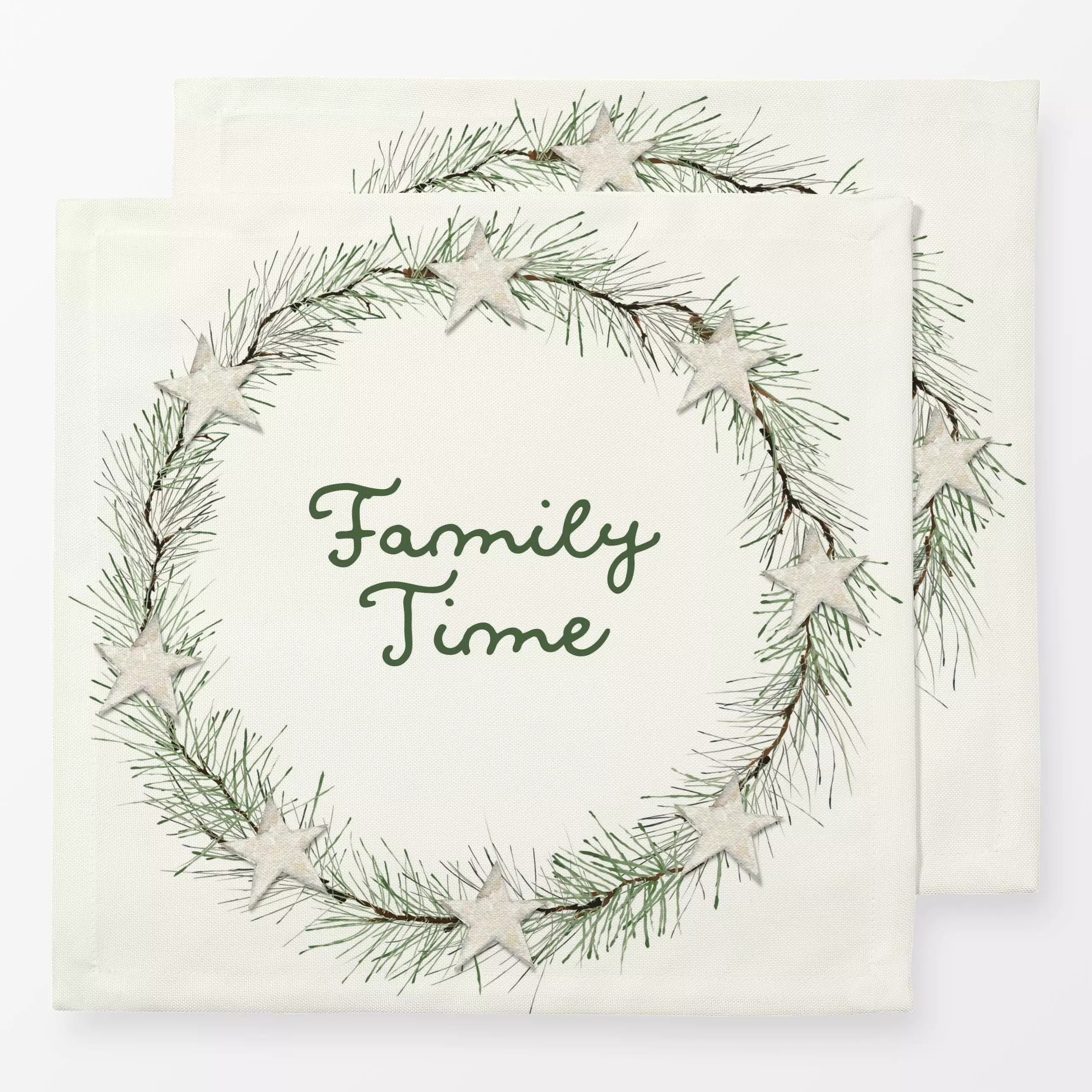 Servietten Family Time Boho - Liebe, Romantik & Pride, Sprüche & Schriftzüge, Weihnachten - von „Monika Strigel"; boho, Fami...