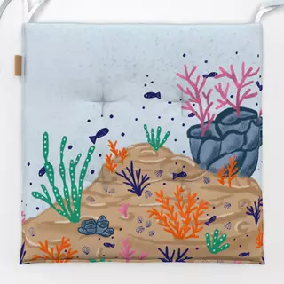 Sitzkissen Korallen & Fische Bunt