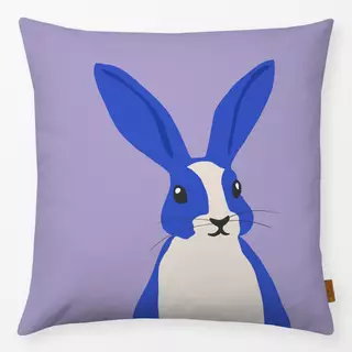 Kissen Osterhase Kaninchen blau