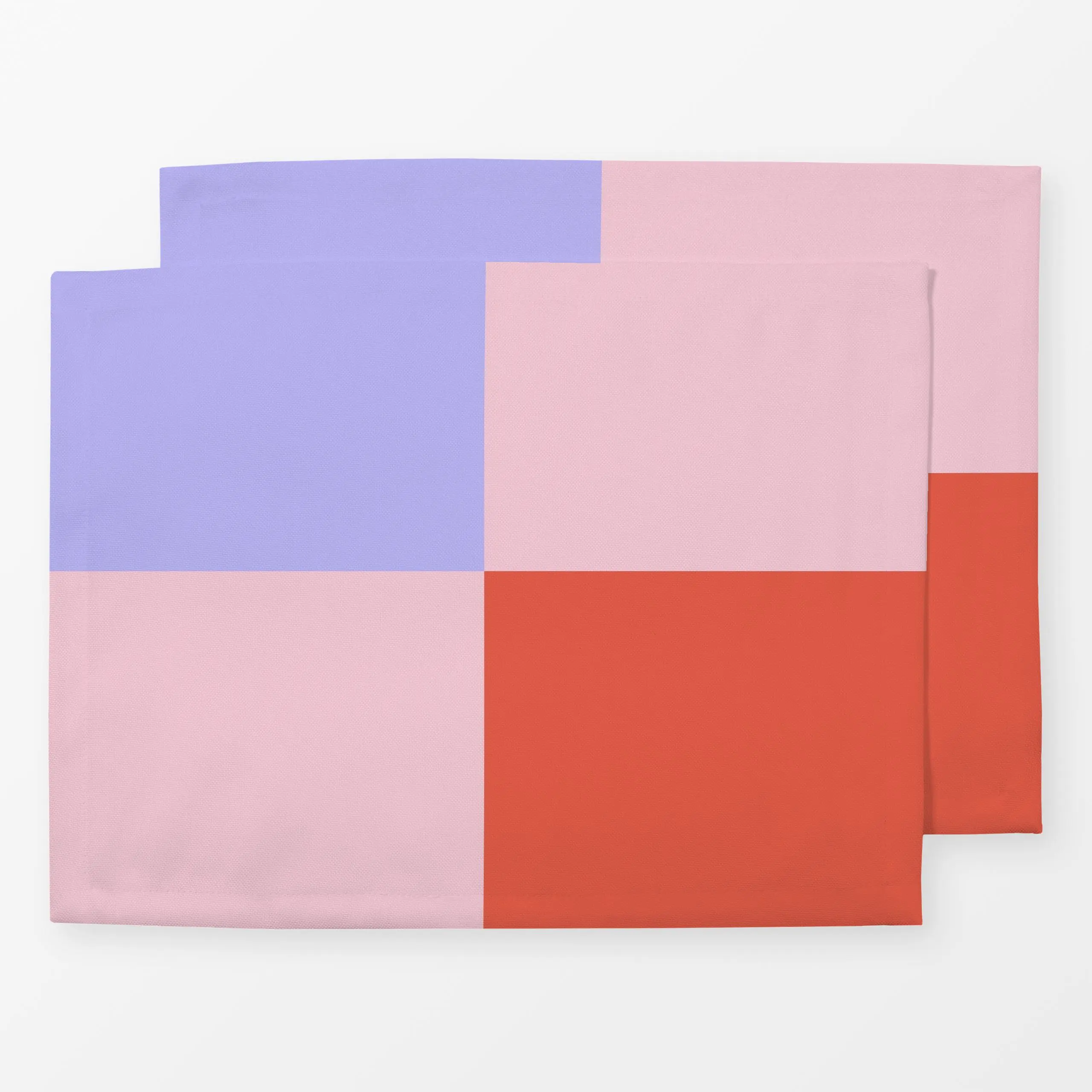 Tischset Colourful Summer Checks, gemustert, von Ines Keck