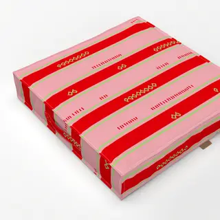 Bodenkissen Allover Stripes Pink