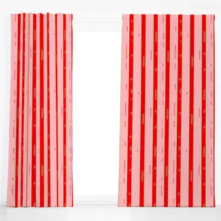 Dekovorhang Allover Stripes Pink