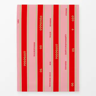 Geschirrtücher Allover Stripes Pink