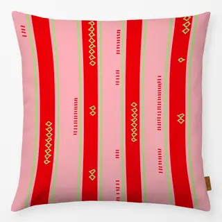 Kissen Allover Stripes Pink