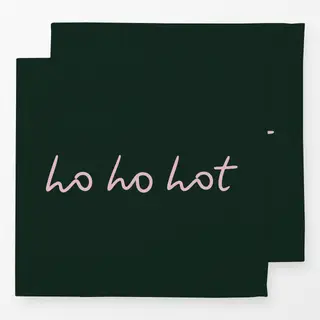 Servietten Ho Ho Hot dark green
