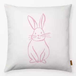 Kissen Happy Bunny rosa