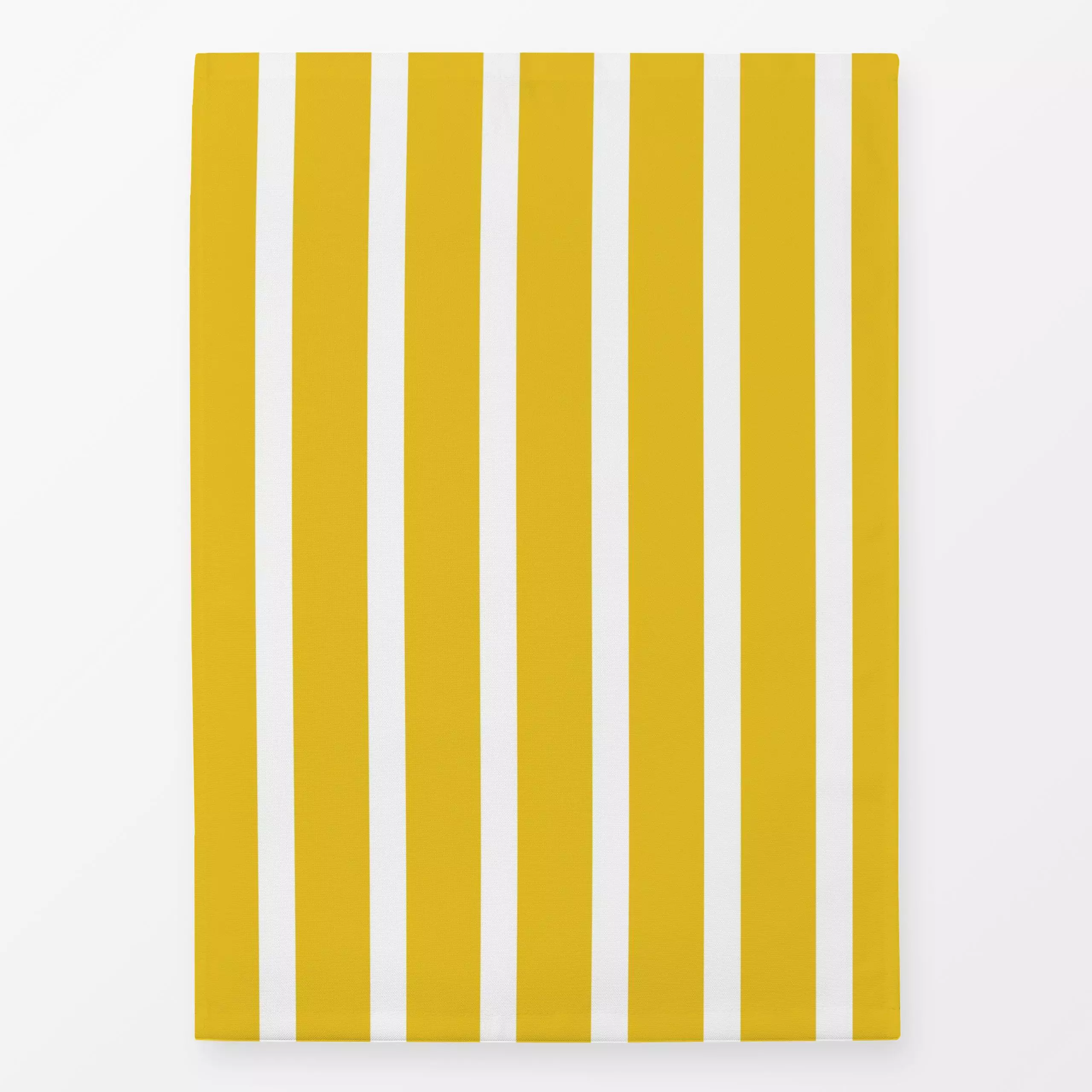 Geschirrtücher Gelb Weiße Blockstreifen - Symbole & Muster - von „Uta Naumann"; Streifen, Garten, Sonne, Zitrone, gestreift,...