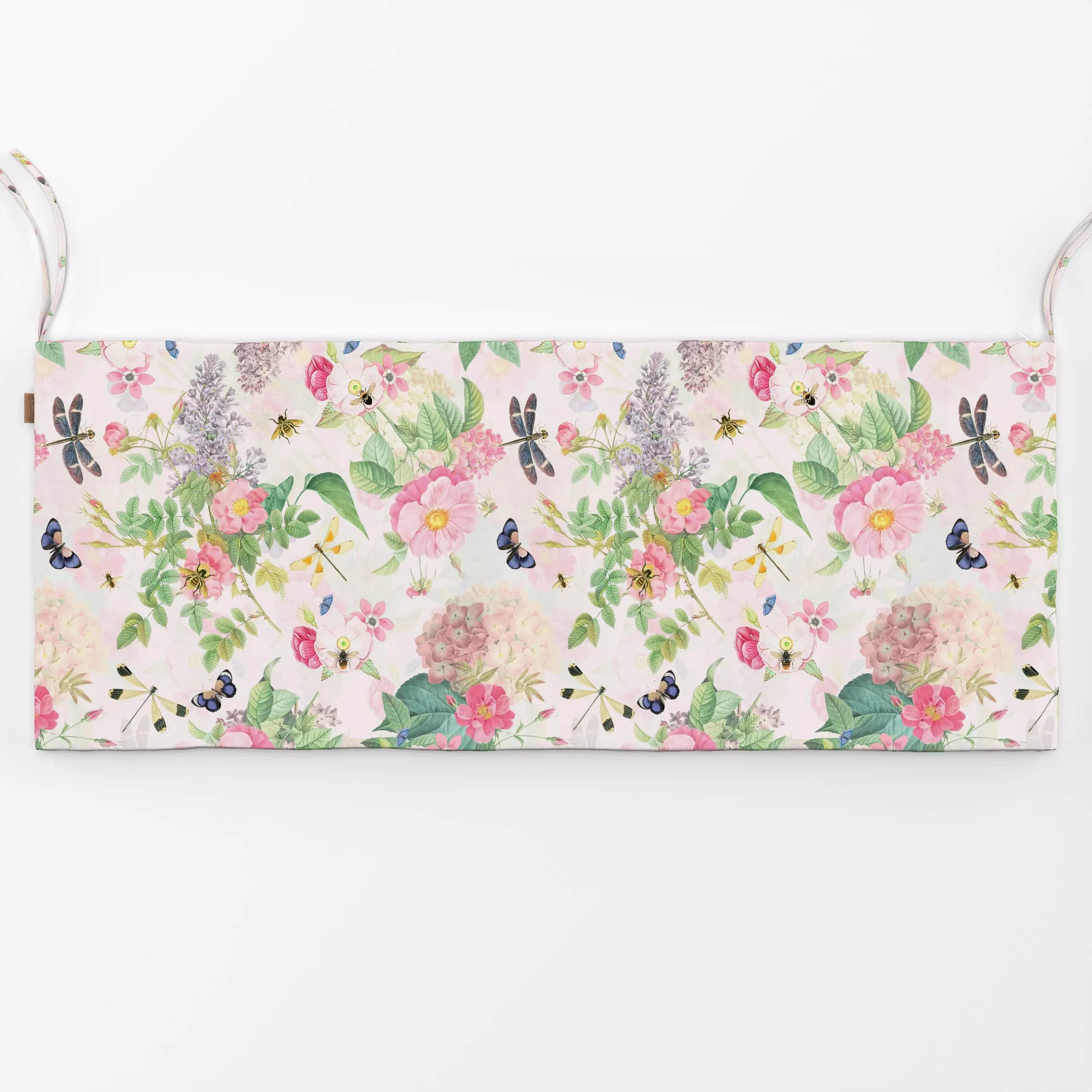 Bankauflage Sommer Brise - Rosen - Blumen & Florales, Retro & Vintage - von „Uta Naumann"; Muster, Natur, Garten, Botanisch,...