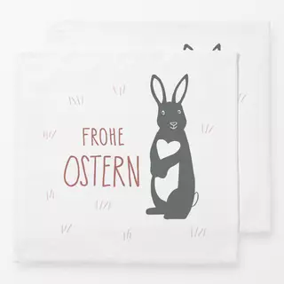 Servietten Frohe Ostern Hase