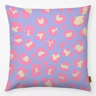 Kissen Leopardenmuster lila rosa
