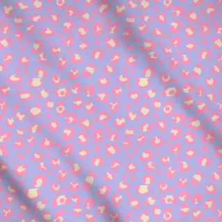 Meterware Leopardenmuster lila rosa