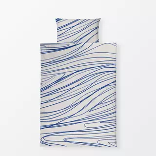 Bettwäsche Boden Blau