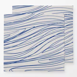 Servietten Boden Blau