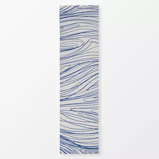 Tischläufer Boden Blau