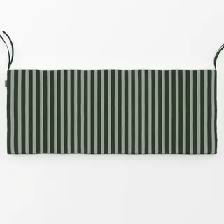 Bankauflage Streifen grün