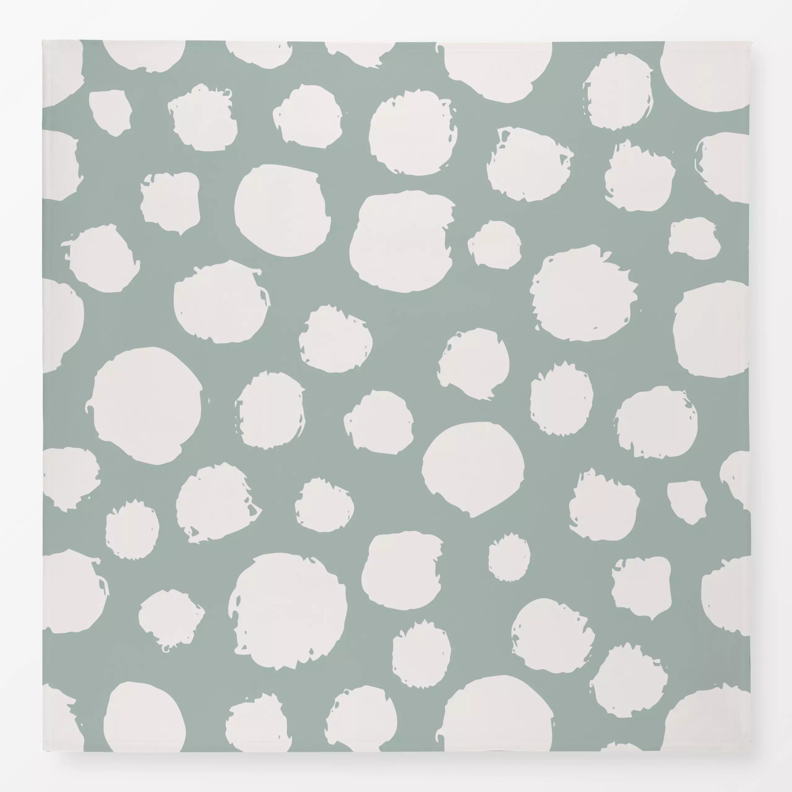 Tischdecke Pünktchen Tanz grau, gemustert, Sommer, von Uta Naumann