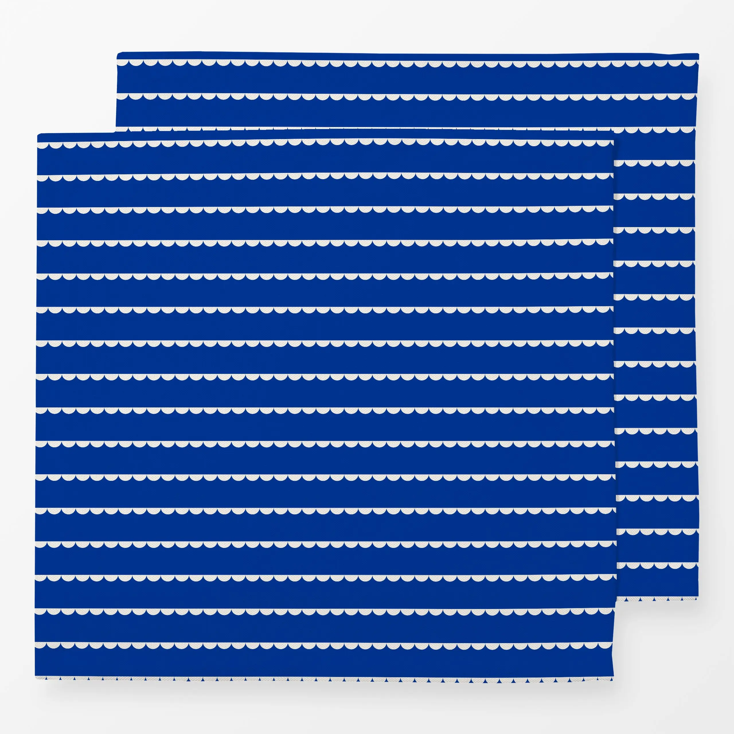 Servietten Muster Wellenbordüre - Sommer, Symbole & Muster - von „Kerstin Ax"; Muster, Streifen, Sommer, wellen, griechenlan...