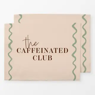 Tischset The Caffeinated Club