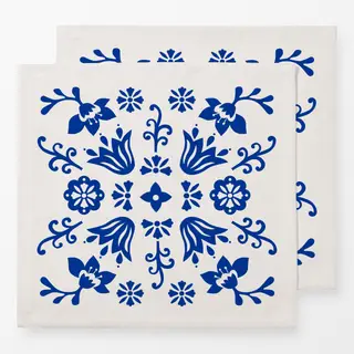 Servietten Muster Folkart I