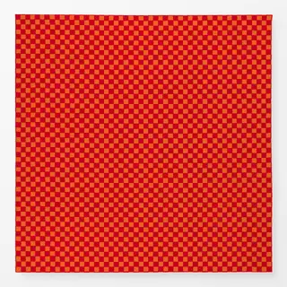 Tischdecke Karo Liebe in rot & orange