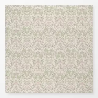 Tischdecke William Morris Blumen creme