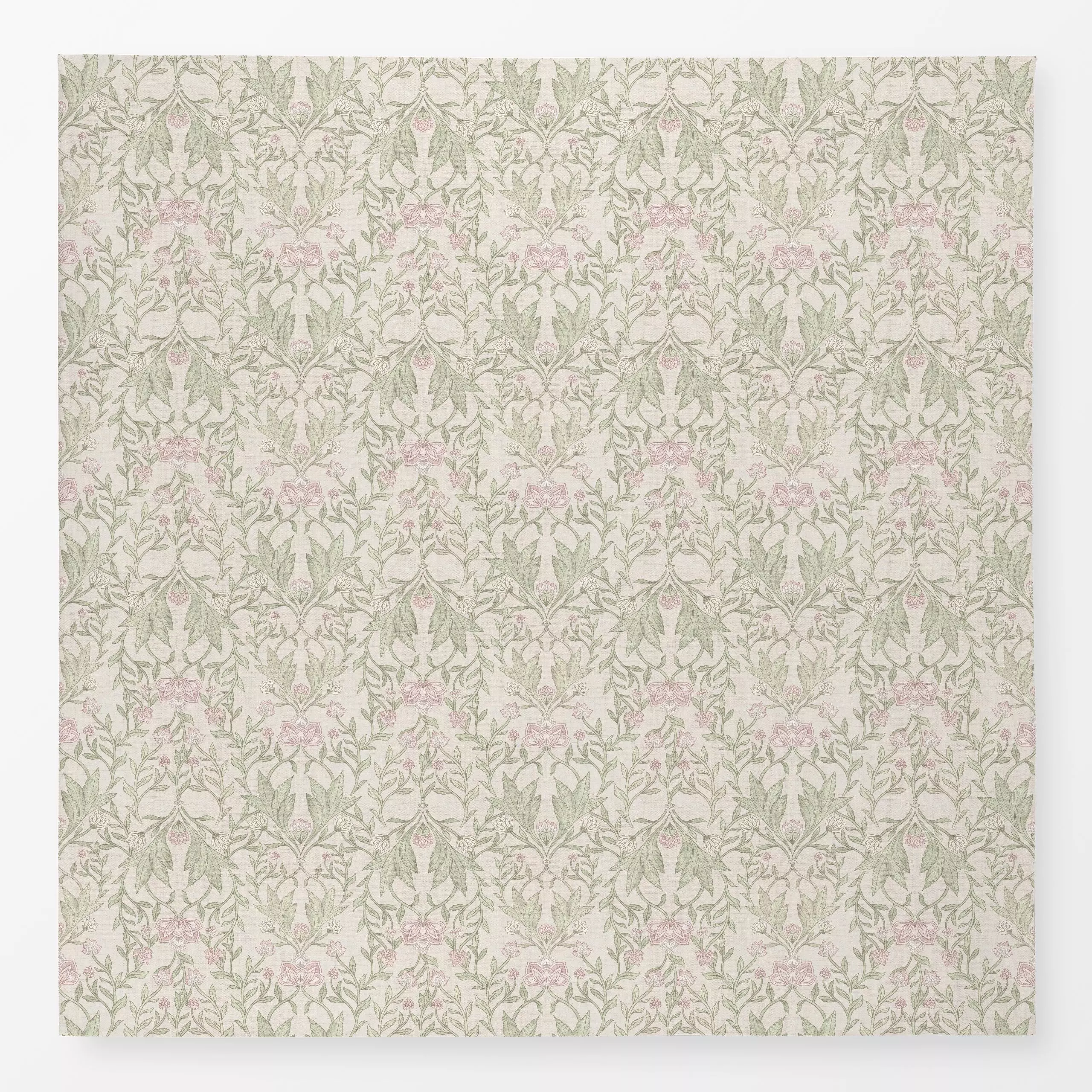 Tischdecke William Morris Blumen creme, Blumen, von Bloomery Decor