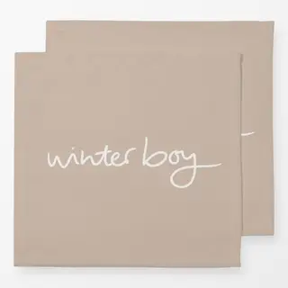 Servietten Winterboy sand beige