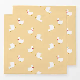 Servietten Kleine Ente Muster Gelb