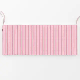 Bankauflage Karierte Streifen Pink