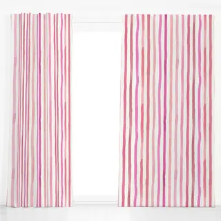 Dekovorhang Candy Stripes Streifen Pink