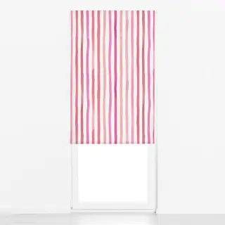 Raffrollo Candy Stripes Streifen Pink