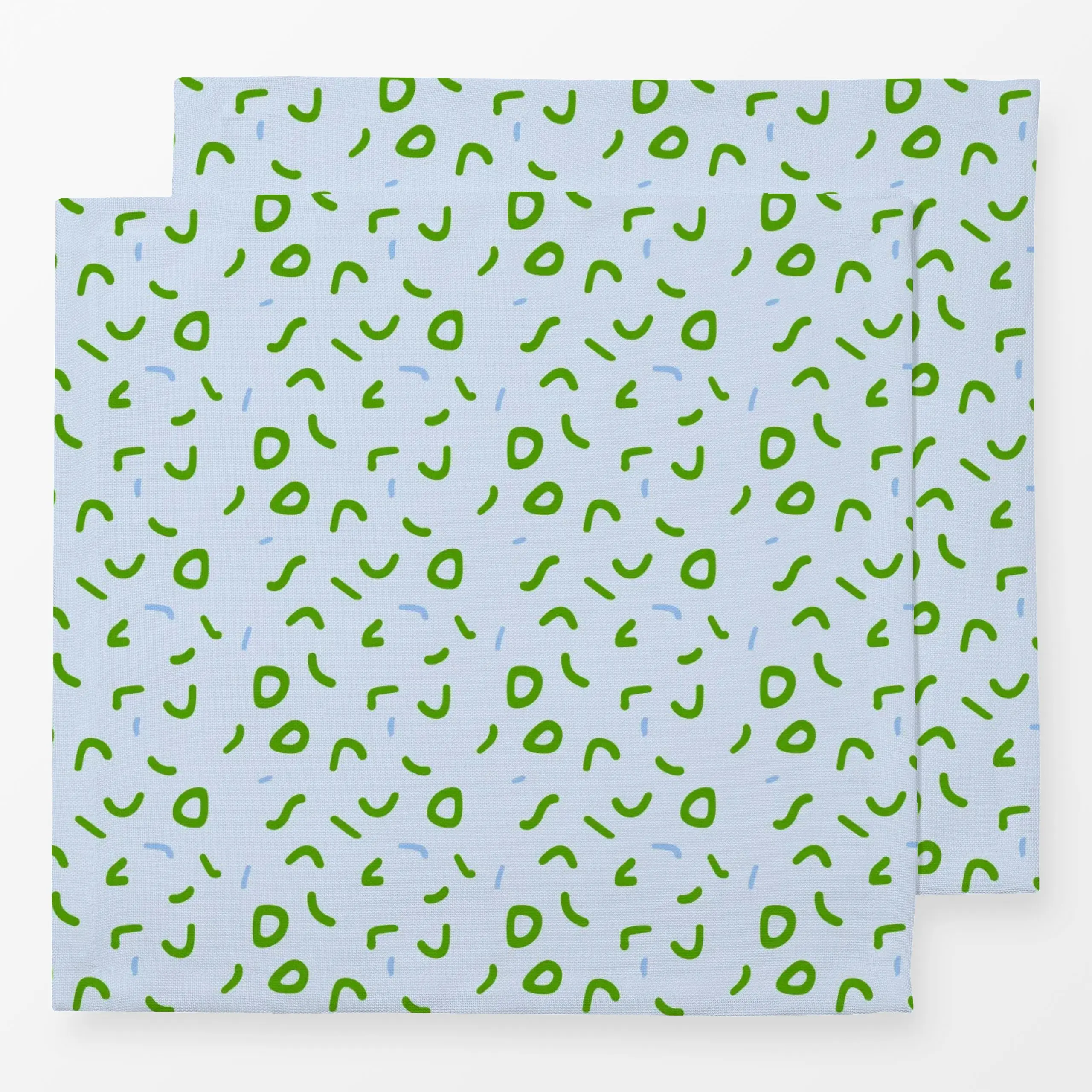 Servietten Sprinkles-green - Sommer, Symbole & Muster, Aktion - von „Malou Studio"; boho, hippie, Muster, minimal, abstrakt,...