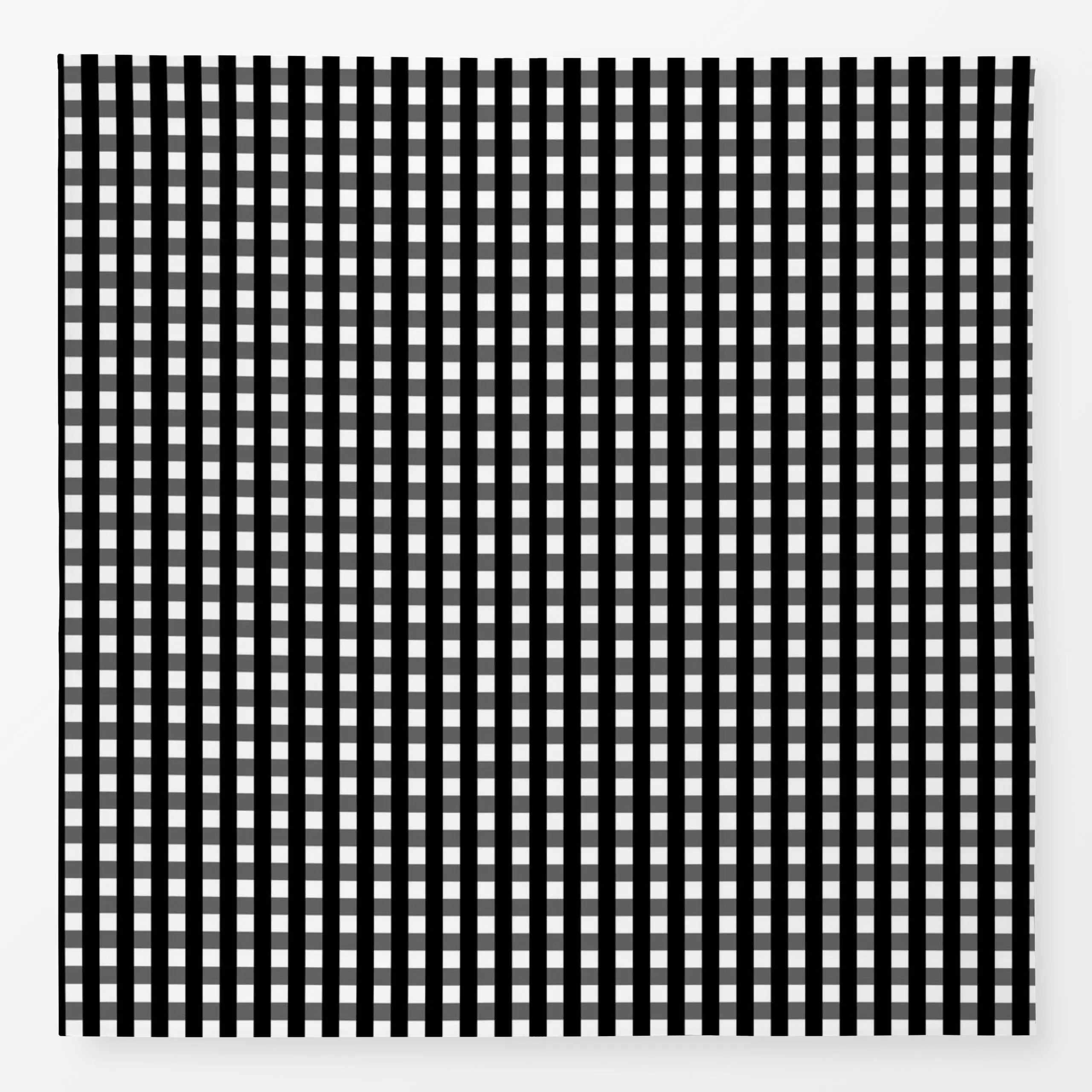 Tischdecke Karo Kariert Gingham - Herbst, Symbole & Muster - von „brushmeetspaper"; Muster, schwarz, minimal, Karo, Herbst, ...