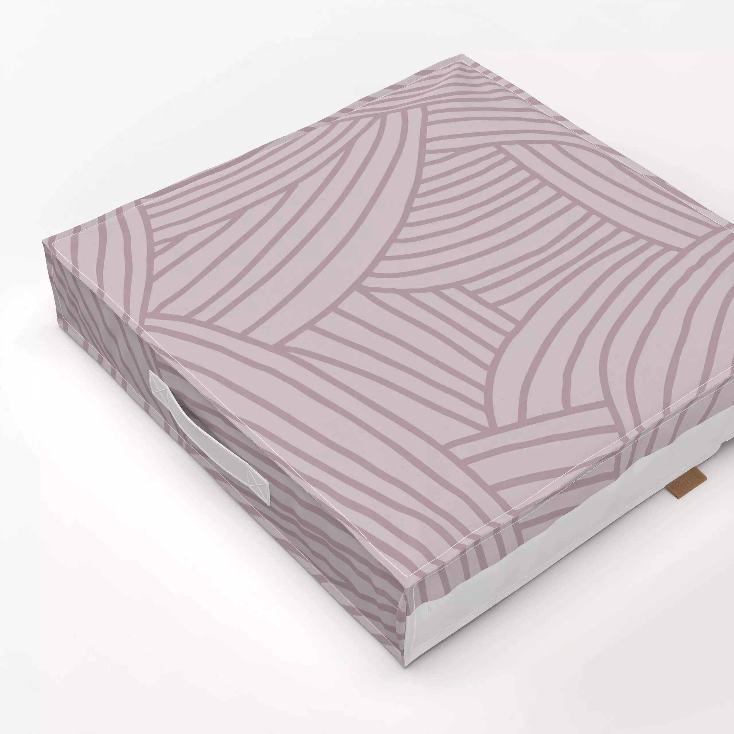 Bodenkissen Stripes and Shapes 3 - Symbole & Muster - von „Mareike Böhmer"; minimal, linie, abstrakt, Streifen, skandinavisc...