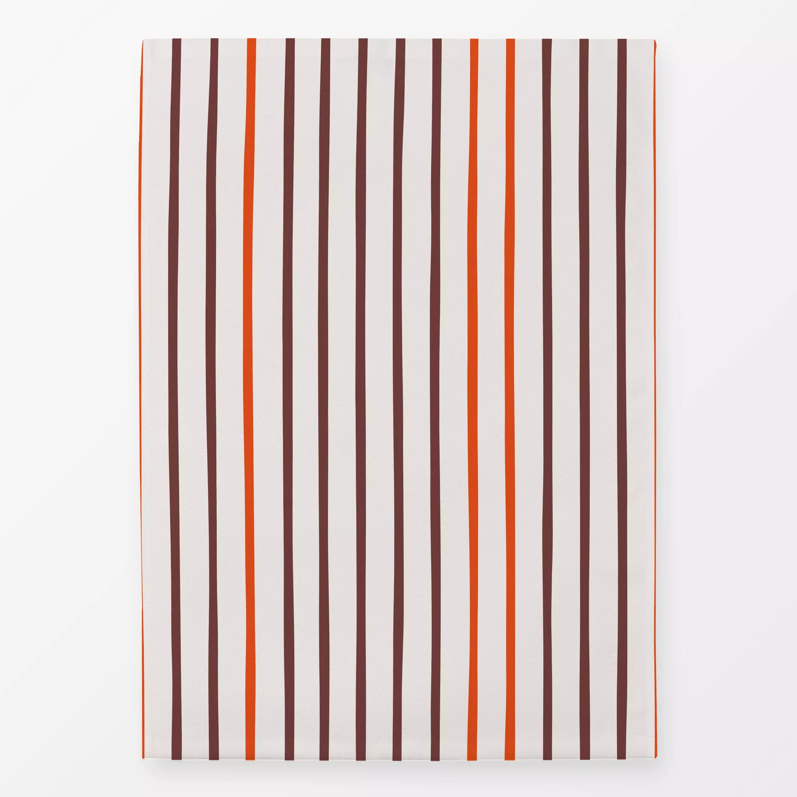 Geschirrtücher Streifen Duo | beige-rot-braun - Weihnachten, Symbole & Muster, Anlässe - von „moDeern Design Studio"; Streif...