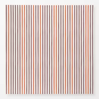 Tischdecke Streifen Duo | beige-rot-braun