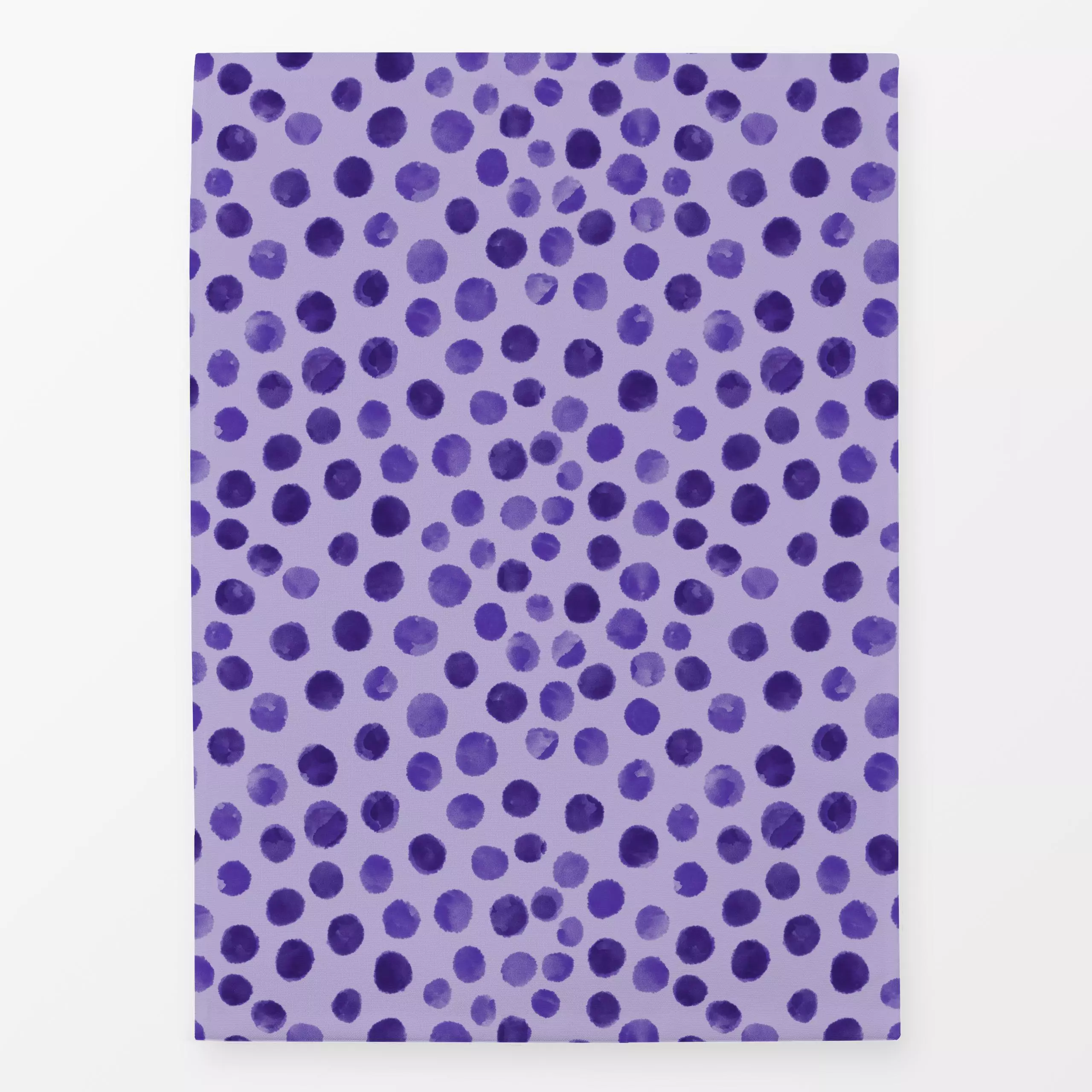 Geschirrtücher Aquarellpunkte Lila - Symbole & Muster - von „Studio ROSAGRAU"; Muster, Wasserfarben, Illustration, Punkte, g...