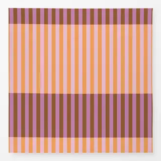 Tischdecke Streifen orange rosa