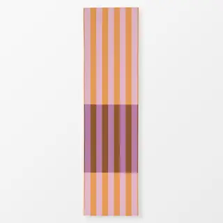 Tischläufer Streifen orange rosa