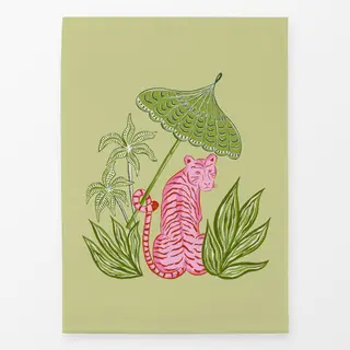 Geschirrtücher pink tiger with parasol