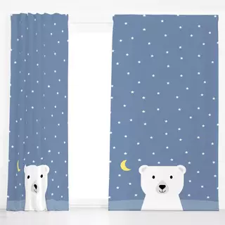 Dekovorhang Eddy Eisbär
