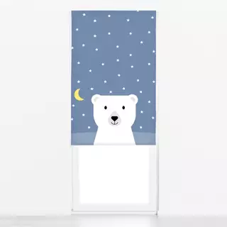 Raffrollo Eddy Eisbär