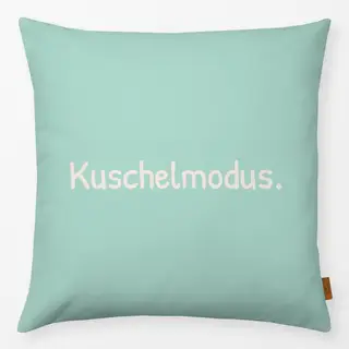 Kissen Kuschelmodus mint grün
