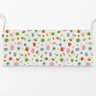 Bankauflage Tischszene Pattern